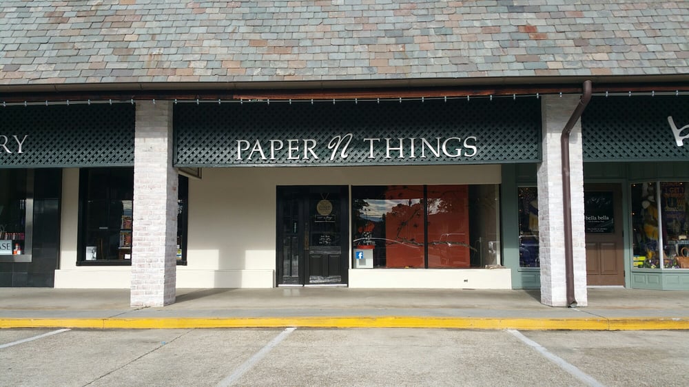 PAPER N THINGS Updated October 2024 7649 Jefferson Hwy, Baton Rouge, Louisiana Cards