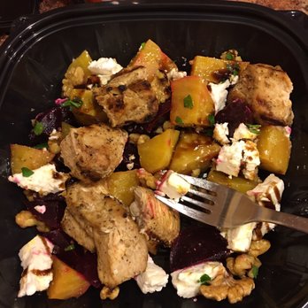 Yiasou Yeeros - Beet salad is a party in my mouth! It's drizzled with a sweet balsamic glaze, it's so so good! - Greek Near Me - Plainview, New York Yiasou Yeeros - Beet salad is a party in my mouth! It's drizzled with a sweet balsamic glaze, it's so so good! - Greek Near Me - Plainview, New York