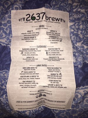 Menu photo 8 2637brew Philadelphia, PA