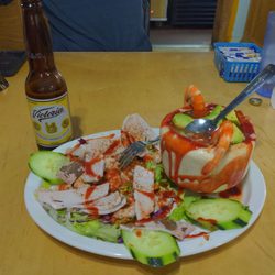 Mariscos Mazatlan - Cóctel De Coco Camarones