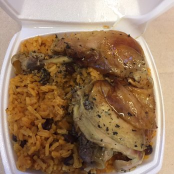 Collado Restaurant - Baked chicken with rice & beans - Spanish Near Me - New Haven, Connecticut