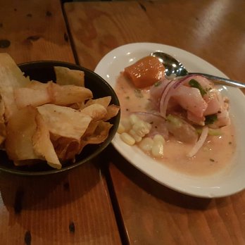 Parada - Ceviche with yucca chips - Peruvian Near Me - Walnut Creek, California Parada - Ceviche with yucca chips - Peruvian Near Me - Walnut Creek, California