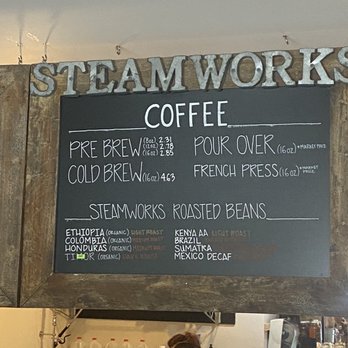 Steamworks Coffee - Menu - Coffee Roasteries Near Me - Lockport, New York Steamworks Coffee - Menu - Coffee Roasteries Near Me - Lockport, New York