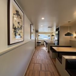 The Nest - Inside seating (also where the restrooms are)