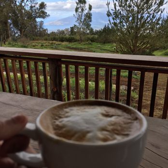 O'o Farms - Latte at the end (on our own) at the roastery - Food Tours Near Me - Kula, Hawaii