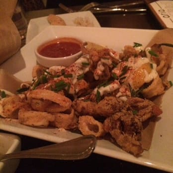 Aria - Calamari! Awesome!!! Sauce is amazing and calamari was so tender. - Italian Near Me - Charlotte, North Carolina Aria - Calamari! Awesome!!! Sauce is amazing and calamari was so tender. - Italian Near Me - Charlotte, North Carolina