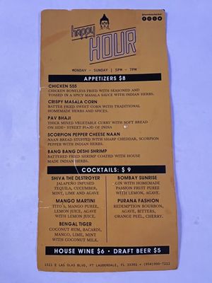 Menu photo 7 Bombay Darbar Fort Lauderdale, FL Menu photo 7 Bombay Darbar Fort Lauderdale, FL