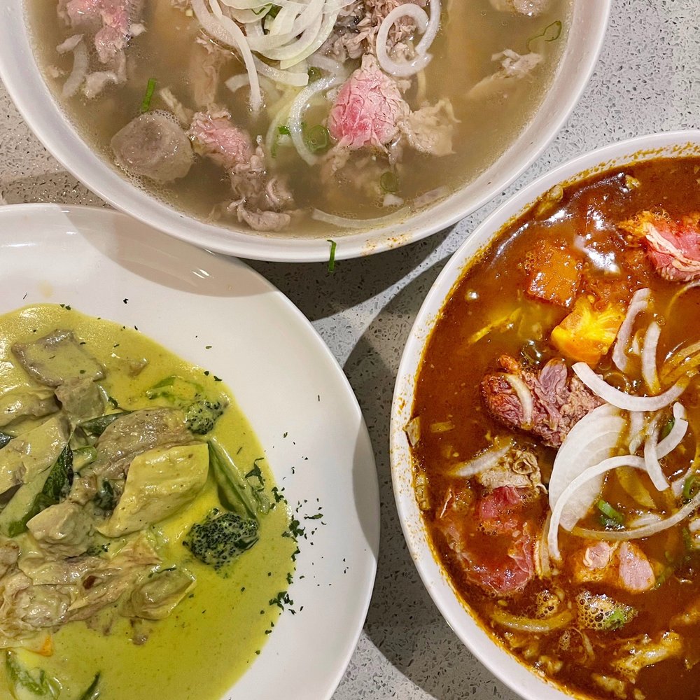 Pho Mi 88 - three bowls of soup and a bowl of soup - Vietnamese Near Me - Markham, Ontario Pho Mi 88 - three bowls of soup and a bowl of soup - Vietnamese Near Me - Markham, Ontario