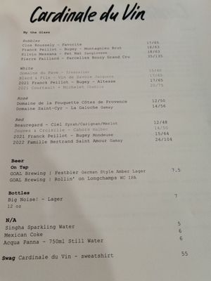 Menu photo 7 Cardinale du Vin Los Angeles, CA Menu photo 7 Cardinale du Vin Los Angeles, CA
