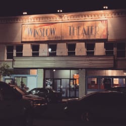 Winslow Movie Theater - I walked two blocks out of my way just to check out the signage. There's nothing this cool in OC.