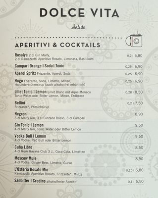 Menu photo 2 L'Osteria Vienna, 9