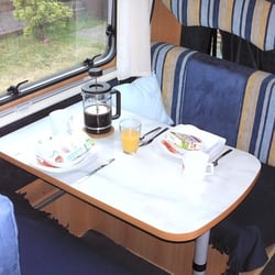 New Forest Motor Home Hire - Dinning Area