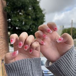 Sugar Nail - Century City - Gel extension done by Joanna , absolutely gorgeous design
