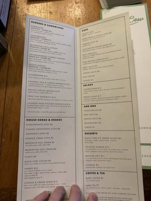 Menu photo 1 Black Cow Burgers & Fries Portland, ME Menu photo 1 Black Cow Burgers & Fries Portland, ME