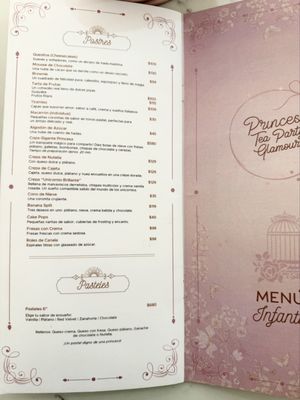 Menu photo 1 Princess Tea Party Tijuana, BCN Menu photo 1 Princess Tea Party Tijuana, BCN