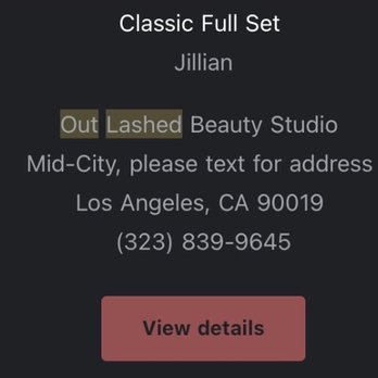 Out Lashed Beauty - Appointment confirmation. - Eyelash Service Near Me - Beverly Hills, California Out Lashed Beauty - Appointment confirmation. - Eyelash Service Near Me - Beverly Hills, California