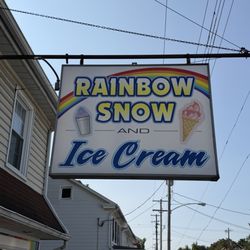 Rainbow Snow & Ice Cream