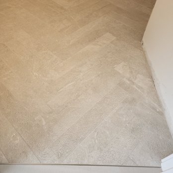 LC Tile - Herringbone floor - Tiling Near Me
