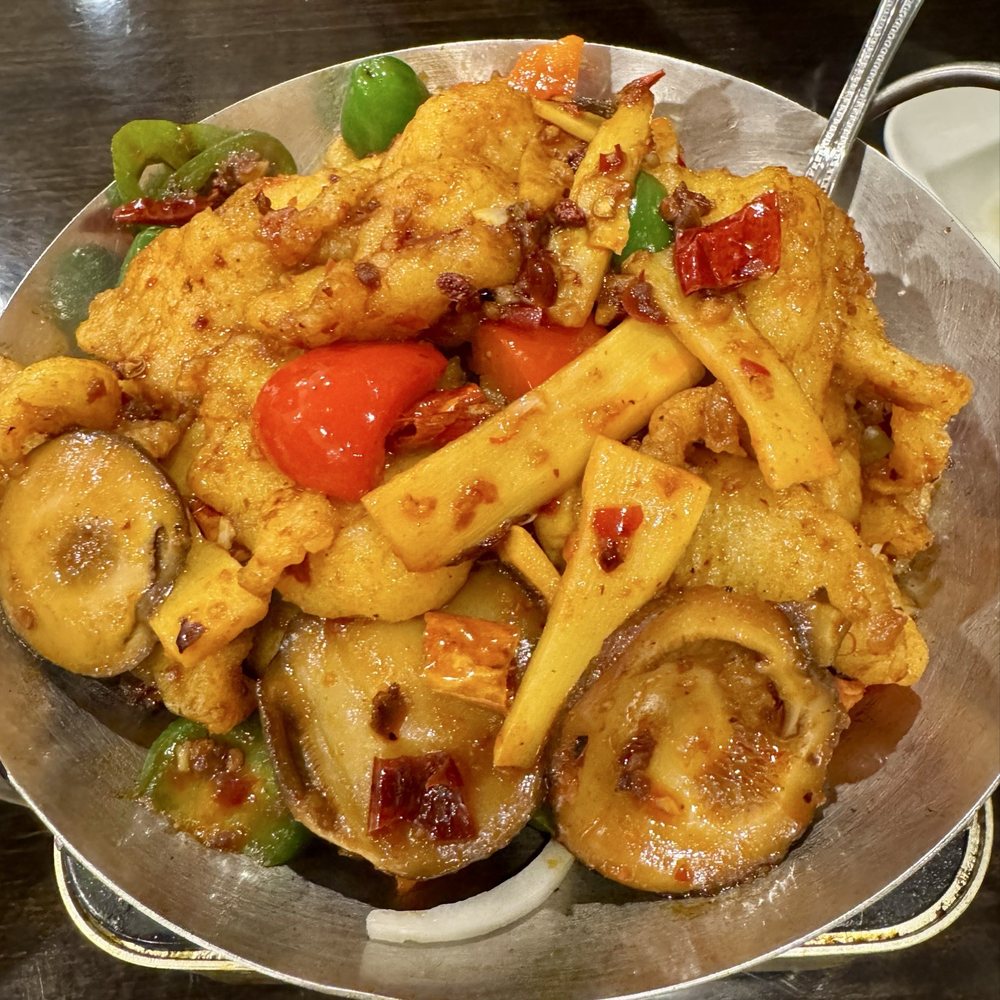 Red Pepper - N05. Dry Braised Fish Fillet Spicy Hot Pot - Chinese Near Me - Worcester, Massachusetts Red Pepper - N05. Dry Braised Fish Fillet Spicy Hot Pot - Chinese Near Me - Worcester, Massachusetts
