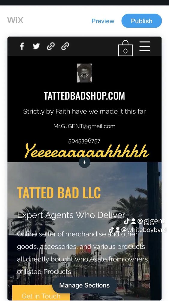 Tatted Bad Shop Logo