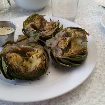 Wildflower - Grilled Artichokes with garlic aioli - New American Near Me - Tucson, Arizona