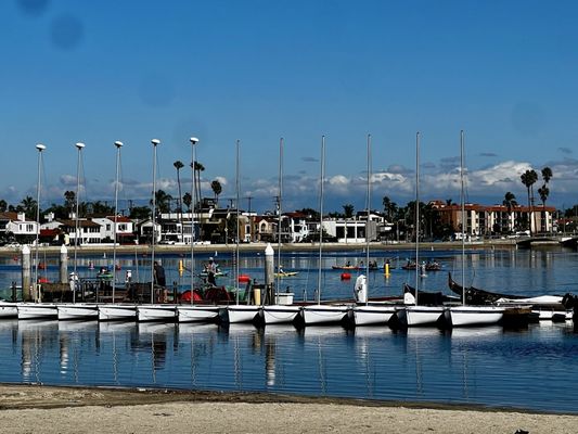 Kayaks On the Water by null