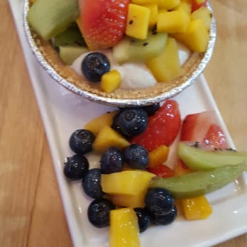 Root - Another amazing vday dessert.. Fruit tart. - Salad Near Me - Lancaster, Pennsylvania