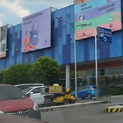 SM City San Pablo - Busy weekday parking lot