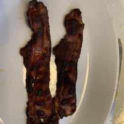 Burned bacon not extra crispy!