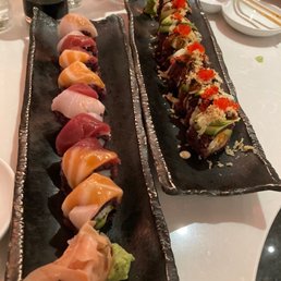Rainbow maki left and Friends Maki on right Rainbow maki left and Friends Maki on right