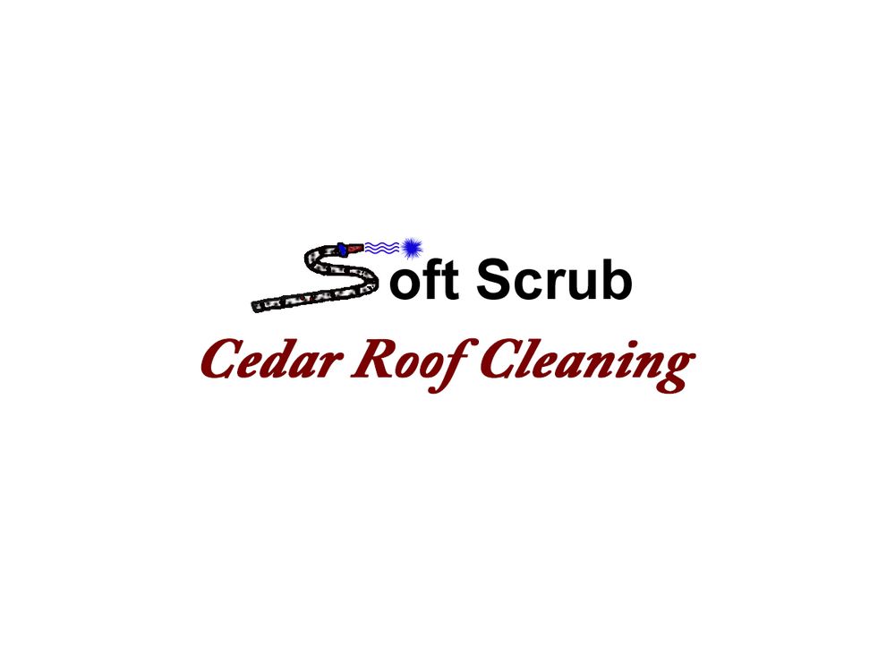 Slide of Soft Scrub Cedar Roof Cleaning