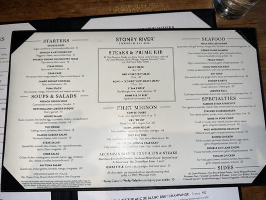 Menu photo 2 Stoney River Duluth, GA Menu photo 2 Stoney River Duluth, GA
