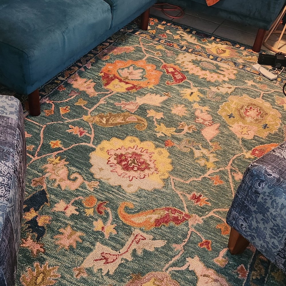 World Market - Great rug for my teal couch! - Furniture Stores Near Me - Mountain View, California World Market - Great rug for my teal couch! - Furniture Stores Near Me - Mountain View, California
