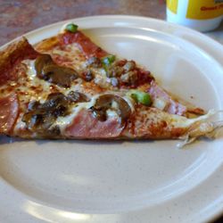 Village Inn Pizza Parlor - Ham and mushroom and the Village Inn Special, my favorites!