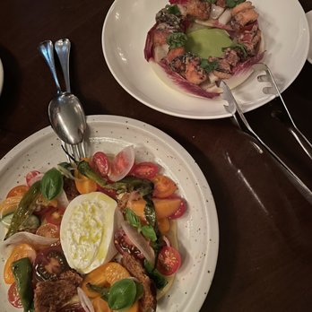 Kissa Tanto - Burrata & octopus salad - Japanese Near Me - Vancouver, British Columbia