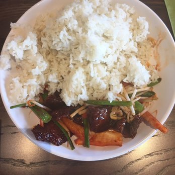 Pei Wei Asian Kitchen - Regular portion Kung pao. the portion is ridiculously small and they're trying to make it up with a mountain of rice. - Asian Fusion Near Me - Cypress, Texas Pei Wei Asian Kitchen - Regular portion Kung pao. the portion is ridiculously small and they're trying to make it up with a mountain of rice. - Asian Fusion Near Me - Cypress, Texas