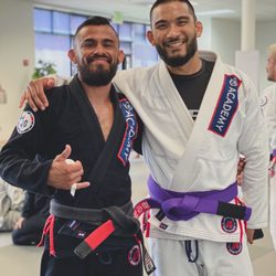 SubCulture Jiu Jitsu - Javier and Coach AJ