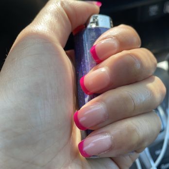Diamond #1 Nail Salon - Dip power with gel tips. - Hair Salons Near Me - Union City, California