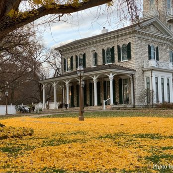 Oakland House - Magical yellow leaves from the Ginkgo tree blanketing the grass in front of the Oakland House Museum. : November 20, 2021 - Landmarks & Historical Buildings Near Me - St. Louis, Missouri Oakland House - Magical yellow leaves from the Ginkgo tree blanketing the grass in front of the Oakland House Museum. : November 20, 2021 - Landmarks & Historical Buildings Near Me - St. Louis, Missouri