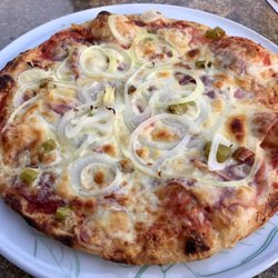 Ristorante Pizzeria Italia - Pizza Piccante (medium). Sehr lecker. Perfekte Schärfe. Super belegt (wie alle anderen Pizzen auch)..