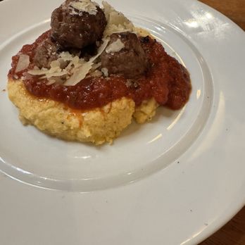 Seasons 52 - Roasted Meatballs and Polenta - New American Near Me - Altamonte Springs, Florida Seasons 52 - Roasted Meatballs and Polenta - New American Near Me - Altamonte Springs, Florida