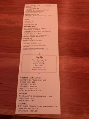 Menu photo 5 The Davidson Cincinnati, OH