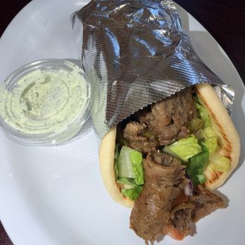 Persian Garden - Gyro with tzatziki sauce - Mediterranean Near Me - Casa Grande, Arizona Persian Garden - Gyro with tzatziki sauce - Mediterranean Near Me - Casa Grande, Arizona