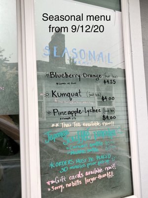 Menu photo 6 Just Tea Portland, OR