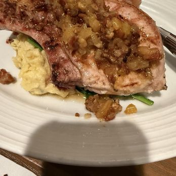 The Bourbon Pear - Duroc pork chop - Southern Near Me - Livermore, California The Bourbon Pear - Duroc pork chop - Southern Near Me - Livermore, California