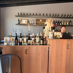 Tasting room- they have designs for a new one! But this is cool on a hot day!