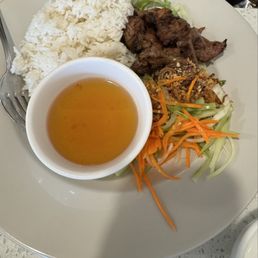 2r. Grilled Barbecued Pork Rice Plate