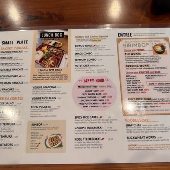 Bowl'd Korean Rice Bar - Menu Sept 2024 - Korean Near Me - Albany, California