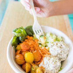 Jan's Health Bar - Protein Bowl with chicken salad