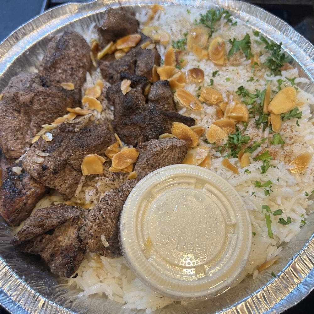 Almaza Grill - Mediterranean Lamb Plate - Mediterranean Near Me - East Amherst, New York